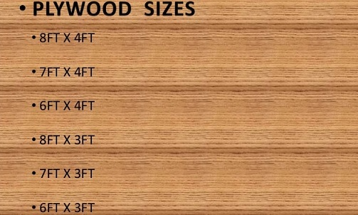 ukuran triplek 1 lembar