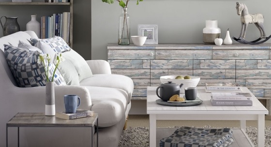 kombinasi warna cat abu abu dan putih tulang