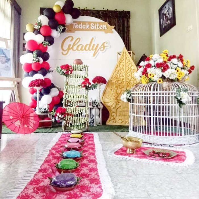 Tedak siten dekorasi orami kreasi sederhana intip sendiri Dekorasi tedak siten simple dan modern