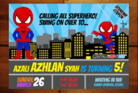 Undangan_Ulang_Tahun_Spiderman Dekorasi ultah spiderman